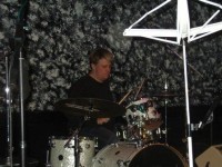 Scott on the drum kit