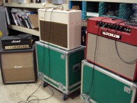 Our guitar backline - nice!