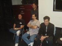 Steve, Alberto, Joey and Paul at the pizza break