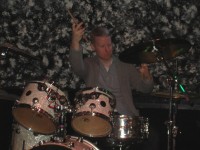 Collin doing his Ginger Baker on the drum kit !!