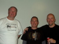Rich, Dan and Graham getting ready to enjoy the ProgKnowSys set