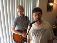 Collin with his 1959 Gibson 335 and Gary on the Vocals