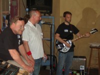 Steve, Dano and Doug in the jamming room