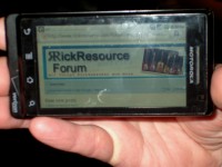 Ross' phone has an RRF App