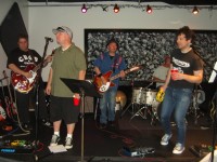 Snowman with the Gretsch, Paul S on vocals, Dan-o and Paulie on tambourine