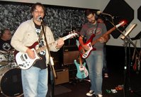 John on drums, Gary on vocals, Jonathan on his 4001 C64 and Dan-o behind him