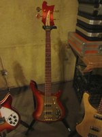 Woody's spectacular 4004 Bass customized by Dane Wilder !!!  One of the sharpest looking Basses that I've ever seen !!!