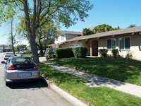 My car in front of my friends' house in Newark.  It was great to see and spend a little time with them, too!