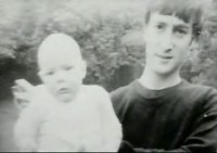 According to Cynthia, this is the only pix of John with baby Julian