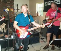 Collin, John on drums and Rich with V64 doing some blues jamming
