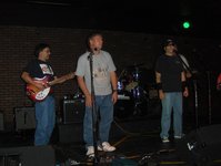 Gary on the McGuinn L.E., Tim and Joey singing