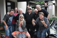 Hamming it up with Starship before the show