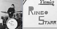 Up until Jan 12 1963, the crudely labled &quot;Ringo Star&quot; was still on the drumhead