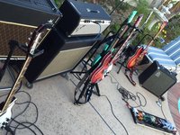 Angular view of the backline