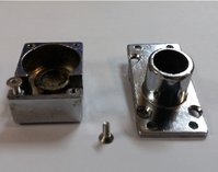 housing and base plate machined