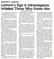 Dave Dexter, Jr. remembers John Lennon in Billboard's December, 1980 memorial issue.
