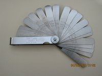 Craftsman feeler gauges. leaf set