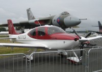 Cirrus and restored British Vulcan bomber