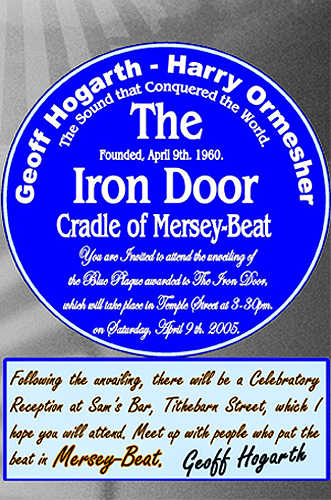 The Iron Door Awarded Blue Plaque