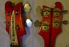 Rickenbacker 4001/4 , Fireglo: Headstock