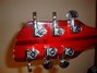 Rickenbacker 360/6 WB, Burgundy: Headstock - Rear