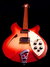 Rickenbacker 330/6 , Fireglo: Full Instrument - Front