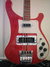 Rickenbacker 4001/4 Refin, Trans Red: Body - Front