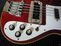 Rickenbacker 4001/4 , Trans Red: Close up - Free