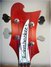 Rickenbacker 4003/4 , Fireglo: Headstock