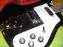 Rickenbacker 480/6 , Burgundy: Close up - Free