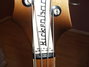 Rickenbacker 4001/4 , Walnut: Headstock - Rear