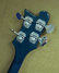 Rickenbacker 4003/4 , Turquoise: Headstock - Rear