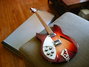 Rickenbacker 330/6 , Fireglo: Full Instrument - Front