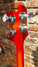 Rickenbacker 4003/4 , Amber Fireglo: Headstock - Rear