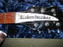 Rickenbacker 330/6 VB VP, Jetglo: Headstock