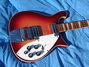 Rickenbacker 625/6 , Fireglo: Body - Front