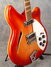 Rickenbacker 360/6 Bound Hdstk Slant Fret, Fireglo: Close up - Free2