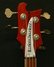 Jan 1974 Rickenbacker 4001/4 , Burgundy: Headstock