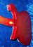 Rickenbacker 620/6 Refin, Red: Body - Rear