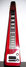 Rickenbacker 100/6 LapSteel, Red: Neck - Front