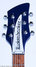 Rickenbacker 620/6 , Midnightblue: Headstock