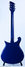 Rickenbacker 620/6 , Midnightblue: Full Instrument - Rear