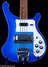 Rickenbacker 4003/4 FL, Blueburst: Body - Front
