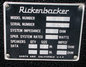 Rickenbacker Road 220/amp , Black: Neck - Front