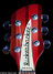 Rickenbacker 360/6 , Fireglo: Headstock