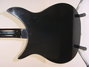 Rickenbacker 325/6 f hole, Jetglo: Body - Rear