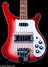 Rickenbacker 4003/4 , Fireglo: Body - Front