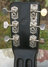 Rickenbacker B/6 LapSteel, Black: Headstock - Rear