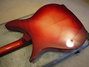 Rickenbacker 320/6 f hole, Fireglo: Body - Rear
