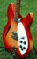 Rickenbacker 330/6 , Fireglo: Close up - Free2